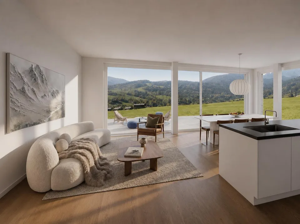 Erstvermietung 3.5-Zimmer-Wohnung Parterre mit Terrasse