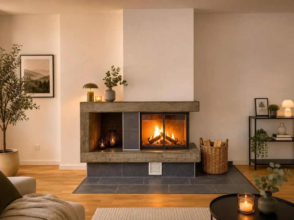 Exklusive 4.5 Zimmer-Dachwohnung mit Cheminée, Balkon und Bergsicht