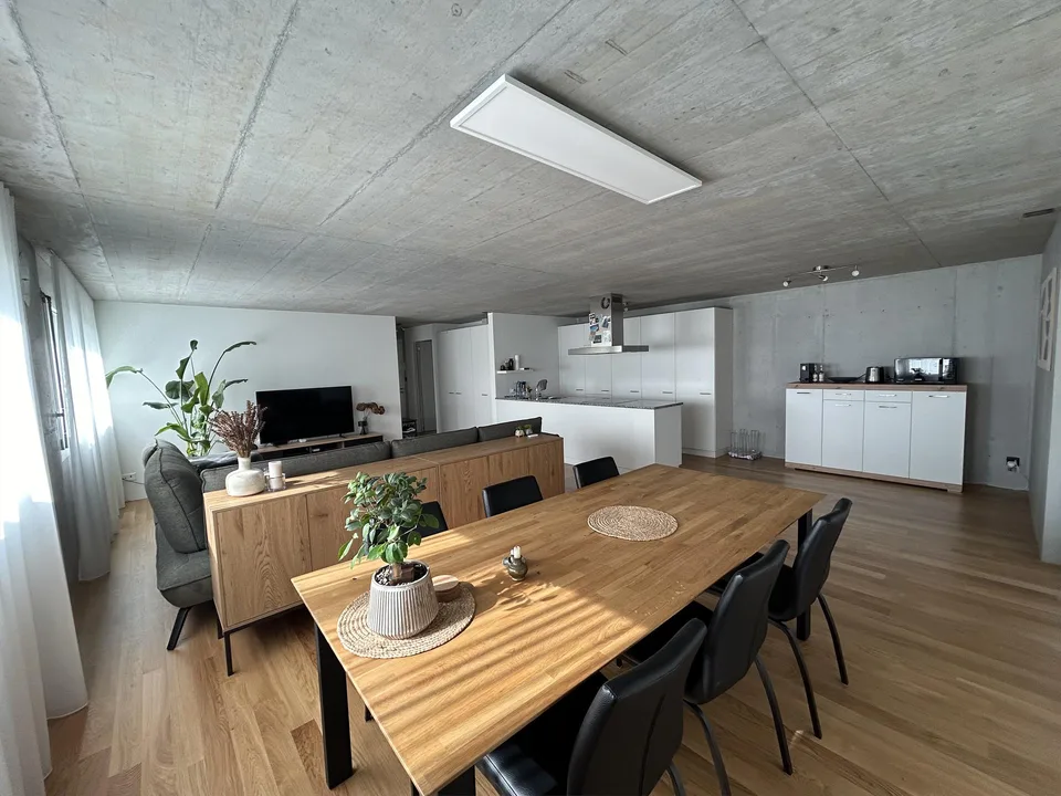 moderne 3.5 Zimmer-Wohnung im Hochparterre