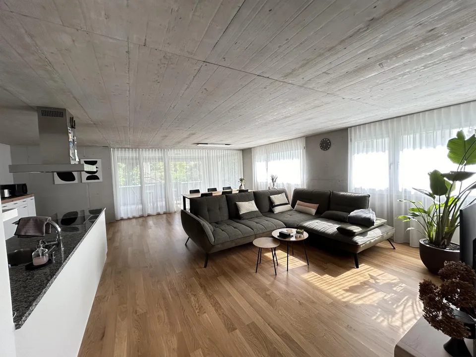 moderne 3.5 Zimmer-Wohnung im Hochparterre