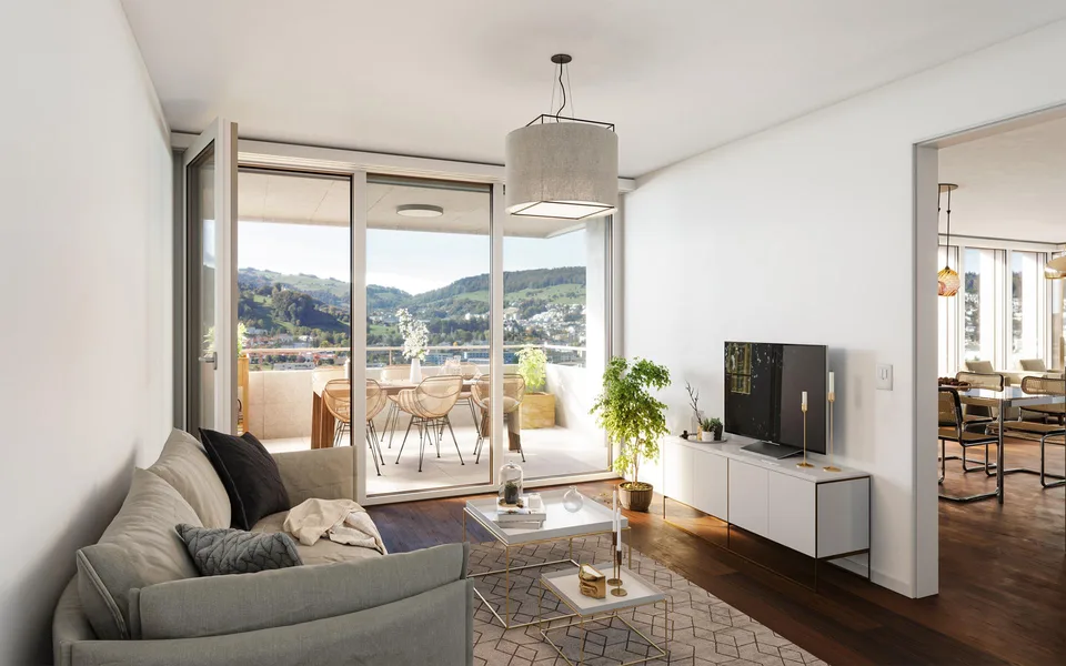 Exklusive Wohnung im PilatusTower mit top Ausbaustandard