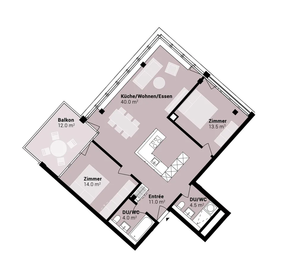 Exklusive Wohnung im PilatusTower mit top Ausbaustandard