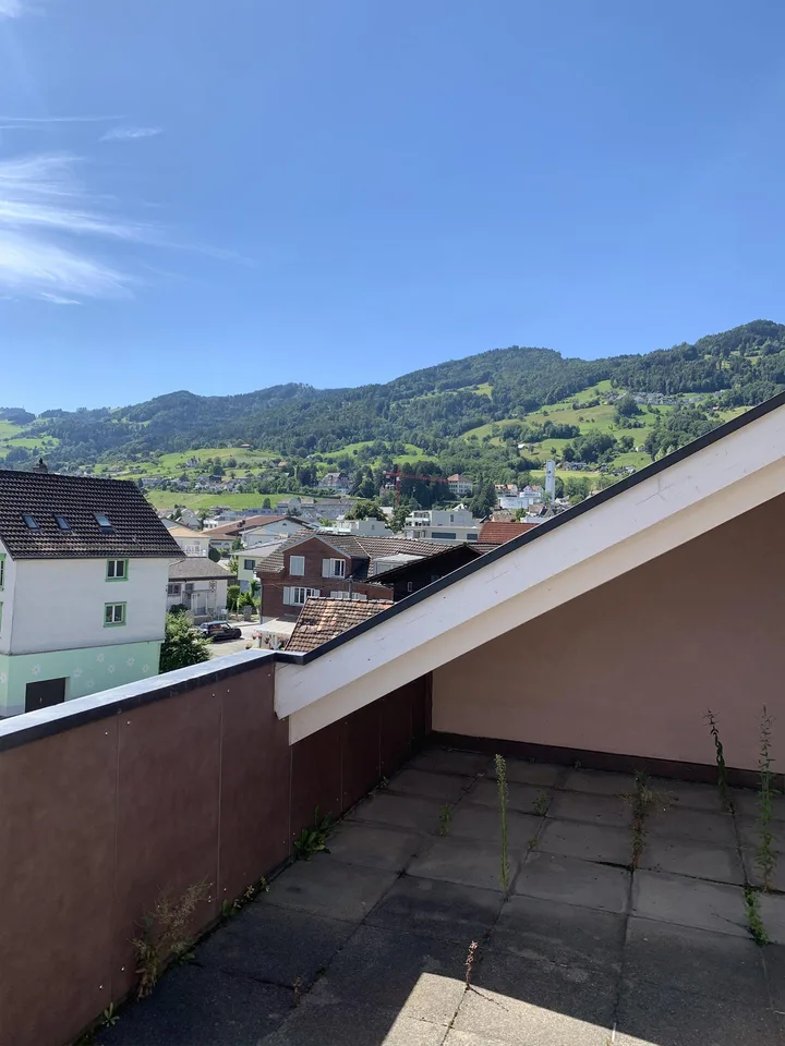 Wunderschöne 3.5 Zimmer Dachwohnung in Rebstein