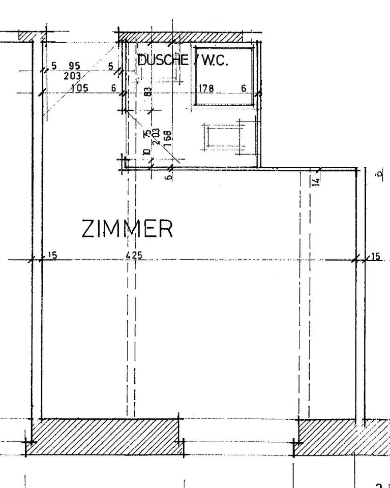 Einzelzimmer ohne Küche an sehr zentraler Lage