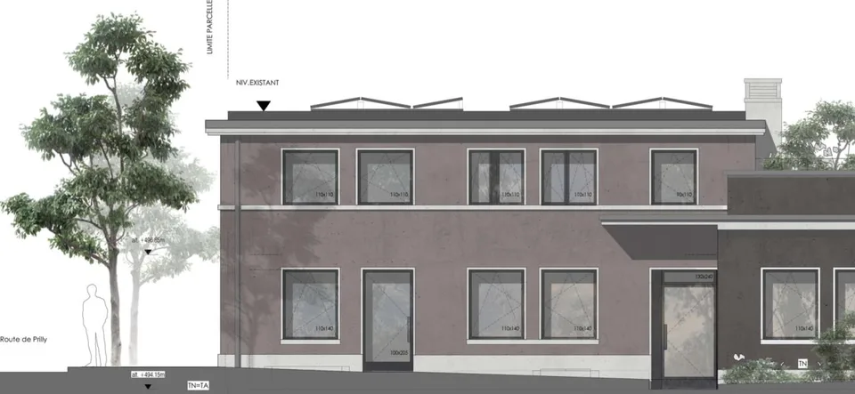 Arcade/bureau/local commercial à louer 100 & 130 m2 env.