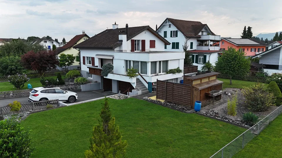 Gartenidylle in Widnau: Freistehendes Einfamilienhaus zu vermieten