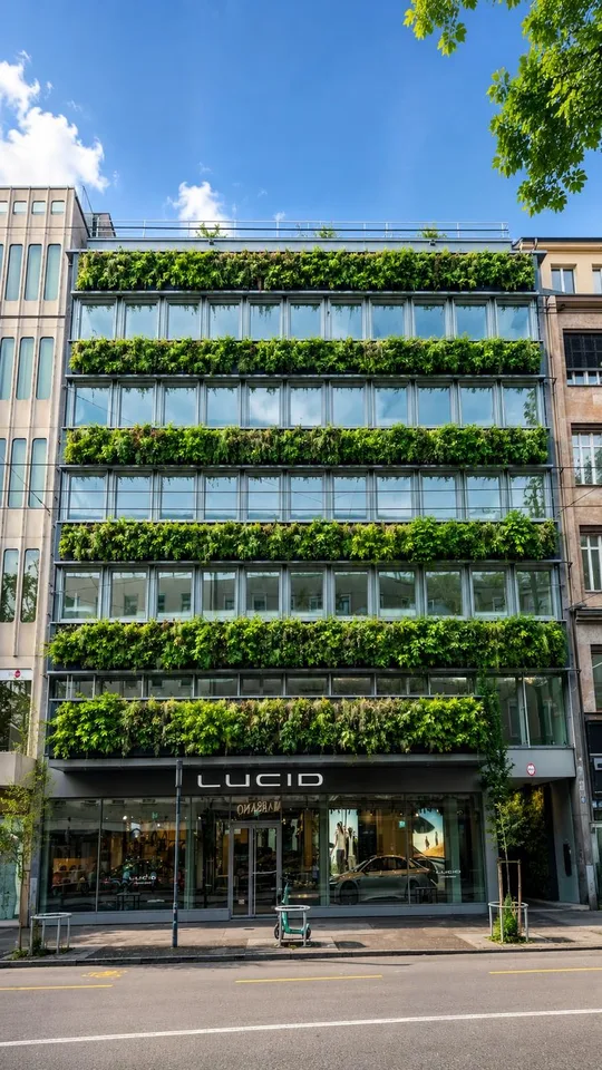 THE FUTURE IS GREEN - diskret. repräsentativ. zentral.