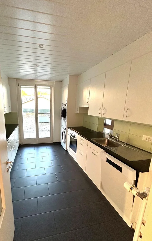 Ruhige Wohnung mit grosser Terrasse