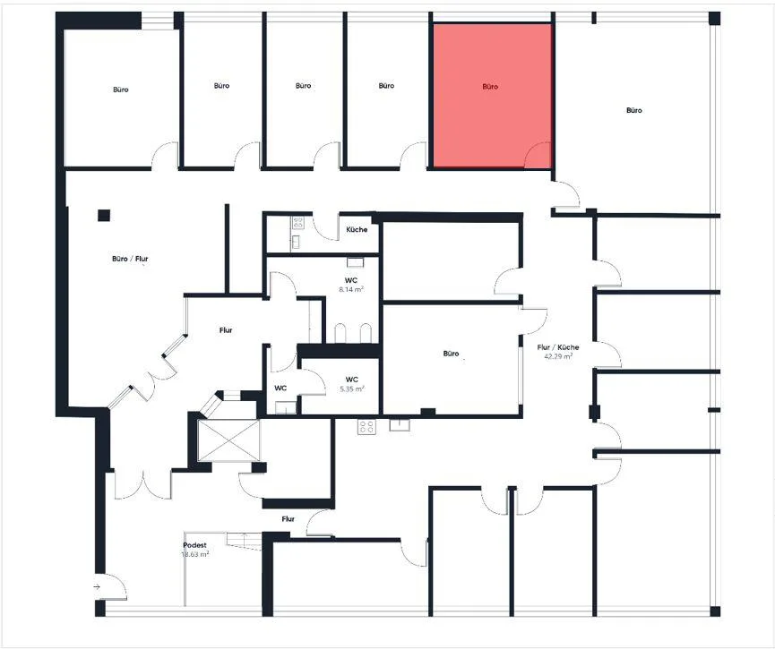Einzel/ Doppelbüro in Baar zu vermieten