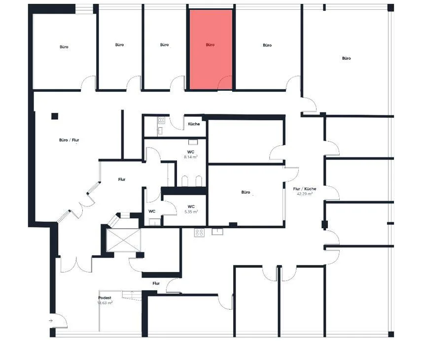 Einzel/ Doppelbüro in Baar zu vermieten (Copy)