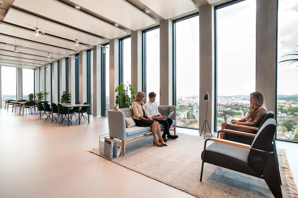 Designer-Büroraum für 1 in Spaces Grosspeter Tower