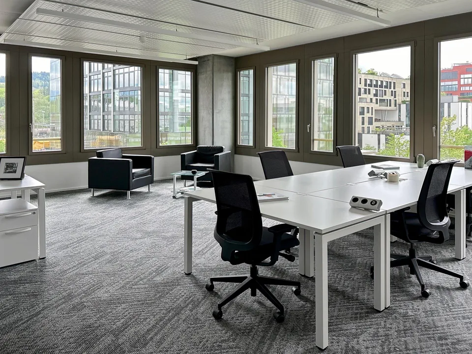 Büroräume für 15 in Spaces Suurstoffi