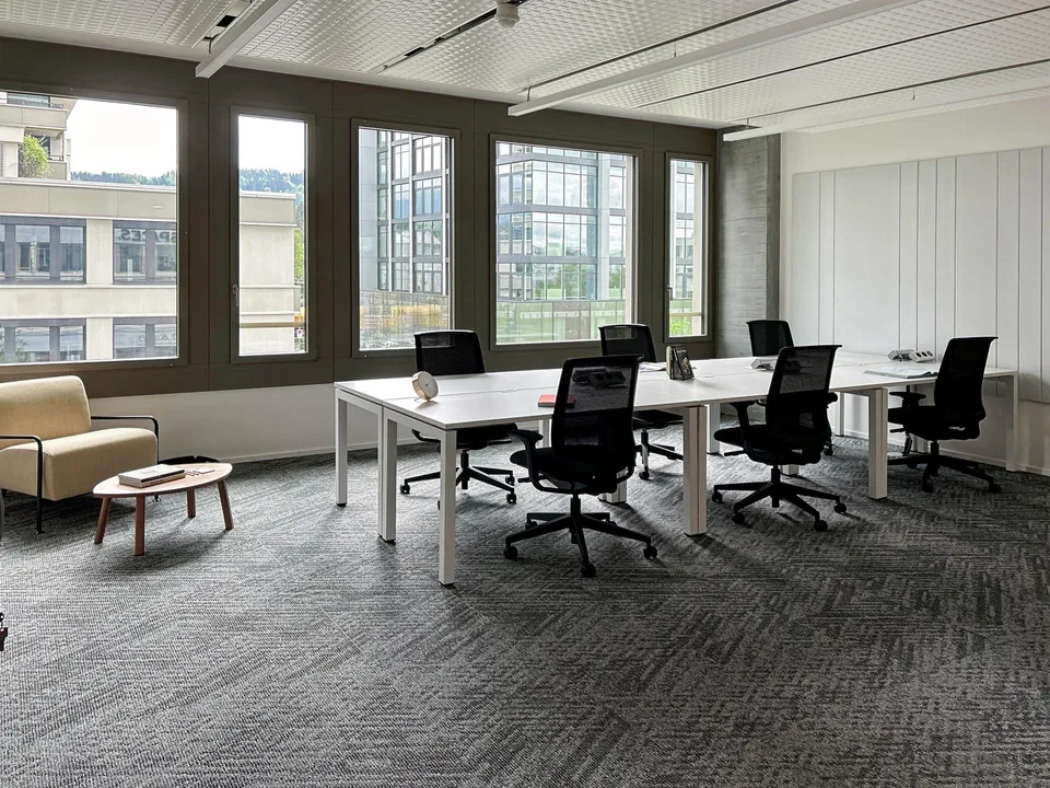 Büroräume für 10 in Spaces Suurstoffi