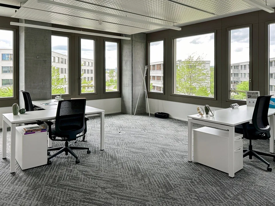 Büroräume für 2 in Spaces Suurstoffi