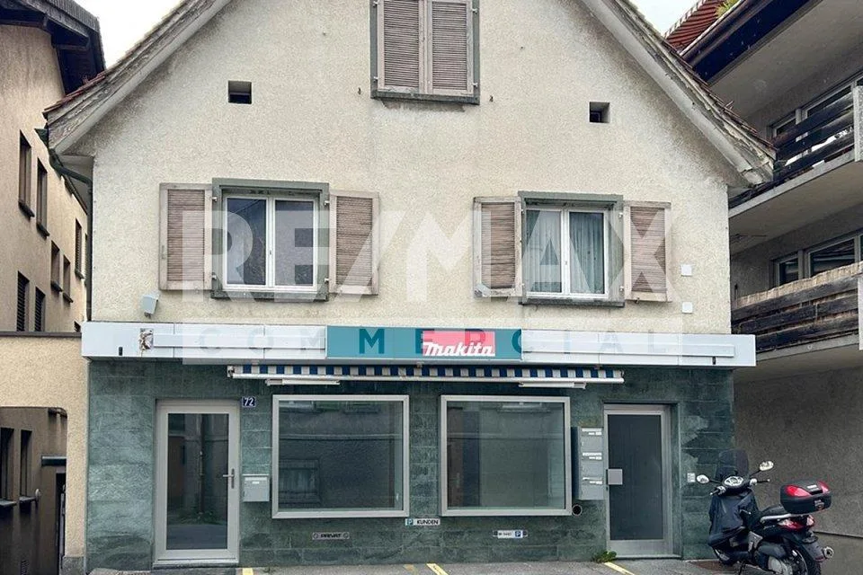 Neu renovierter Verkaufsraum oder Büro in Zizers