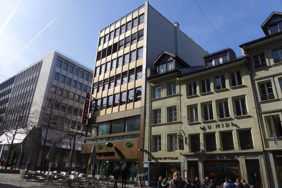 Grande surface au coeur de la ville de Fribourg