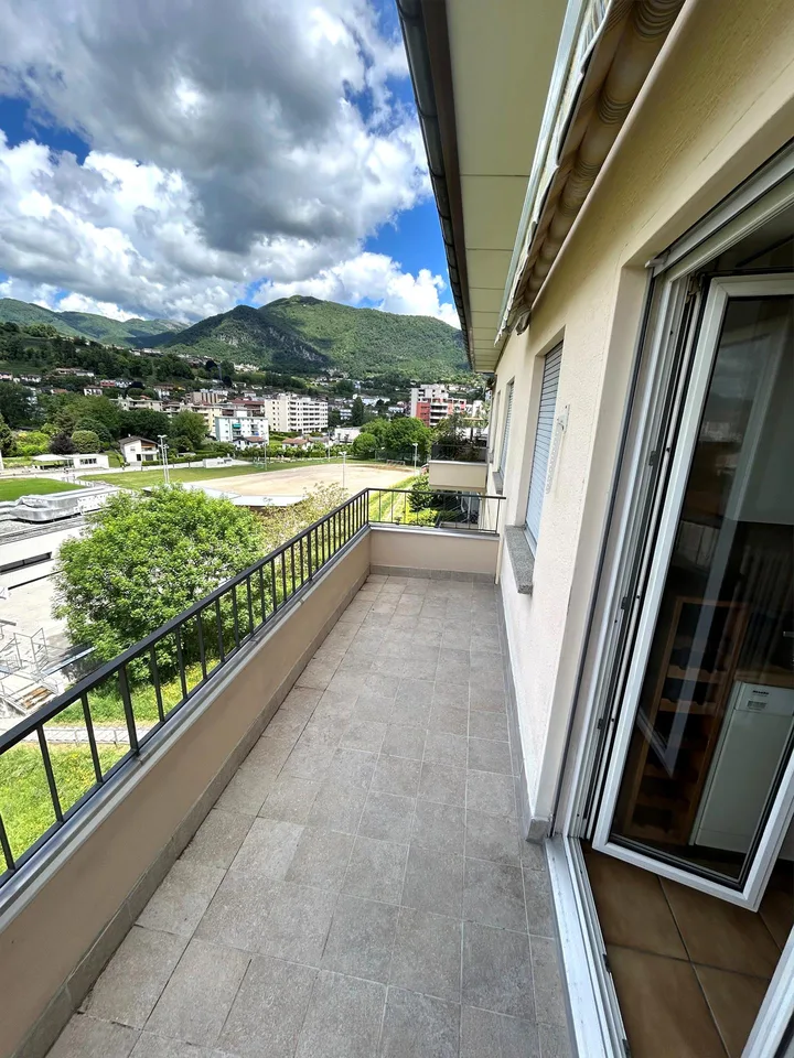 3 1/2 in zona residenziale con splendida vista