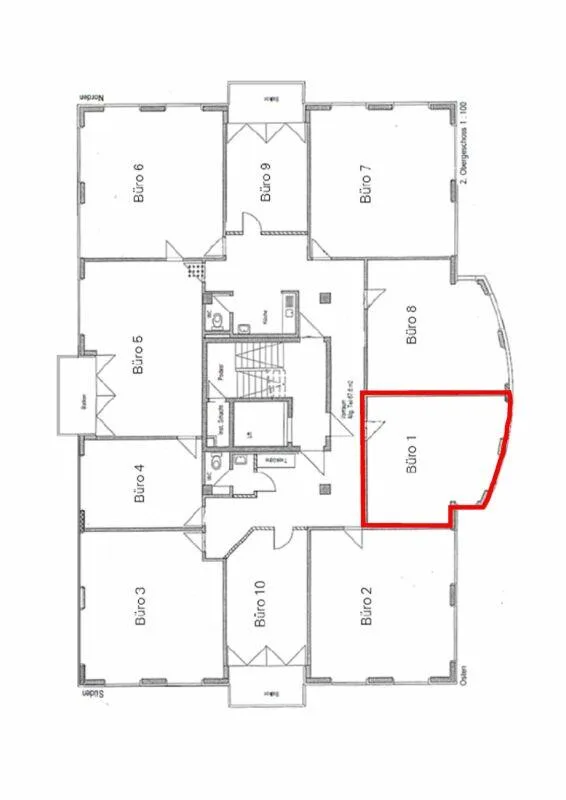 Büro-/Gewerberaum mit 42 m2 in Grenznähe