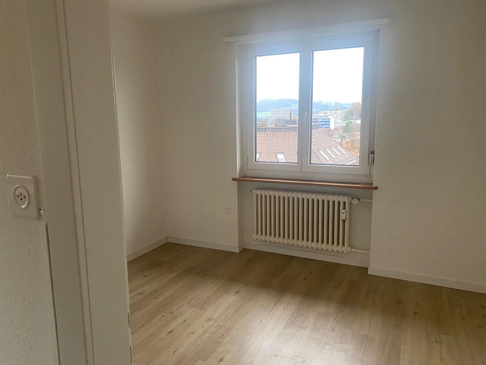 Grosszügige Singlewohnung mit toller Aussicht