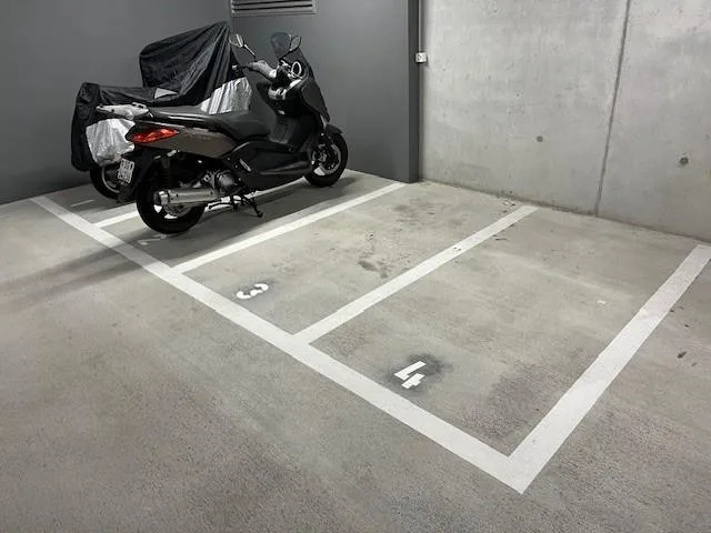 Motorradparkplatz