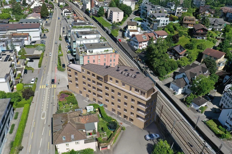 Moderne 3.5-Zimmer-Wohnung mit Seeblick in Bäch SZ