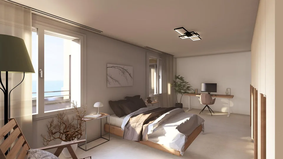 Moderne 3.5-Zimmer-Wohnung mit Seeblick in Bäch SZ