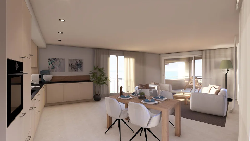 Moderne 3.5-Zimmer-Wohnung mit Seeblick in Bäch SZ