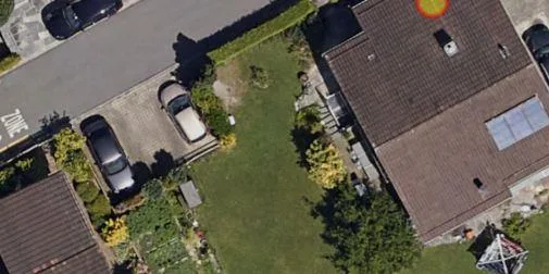 ungedeckter Parkplatz