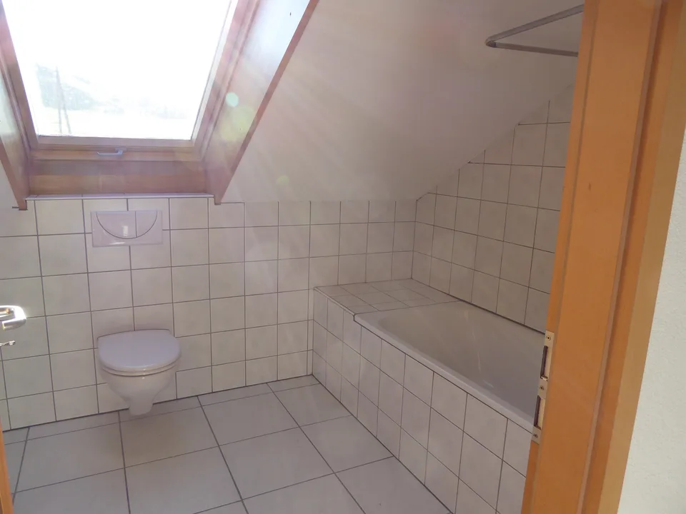 gemütliche Dachwohnung im Grünen