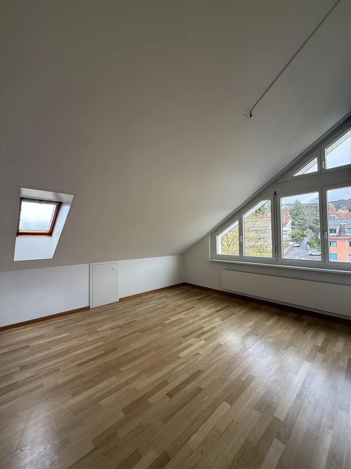 Grosszügige Dachwohnung in Dornach zu vermieten