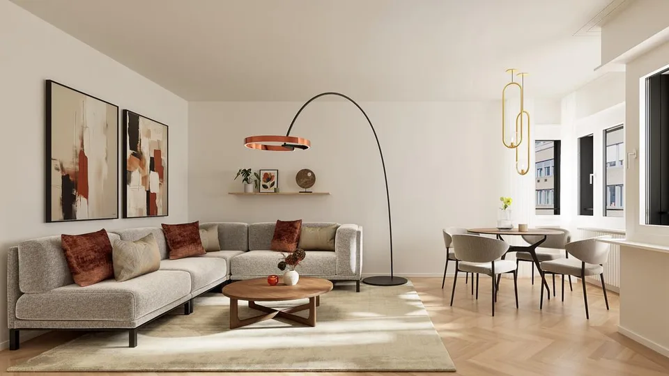 Erstvermietung: Attraktive frisch renovierte 2.5 Zimmer-Wohnungen i...
