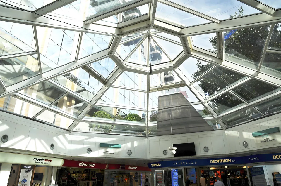 Surface commerciale au centre Les Cygnes proche gare Cornavin