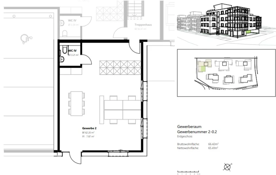 Flexible Gewerbefläche für Ihre Ideen mit Dachterrasse
