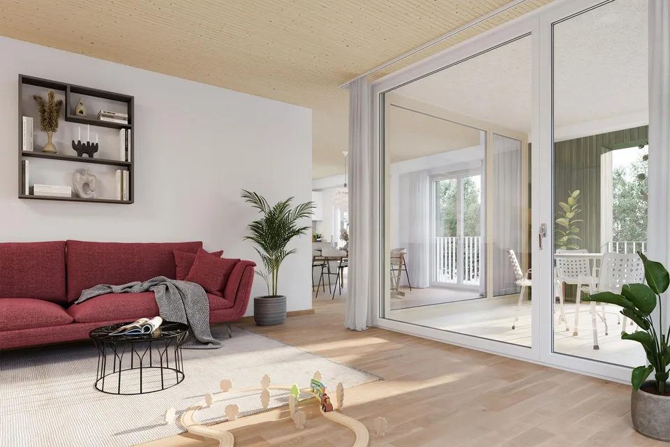 Erstbezug! Helle moderne 5.5 Zimmer Wohnung mit praktischer Loggia