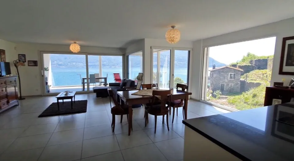 3 ½-Zimmer-Wohnung mit Terrasse und  PanoramaSicht auf den Lago Mag...