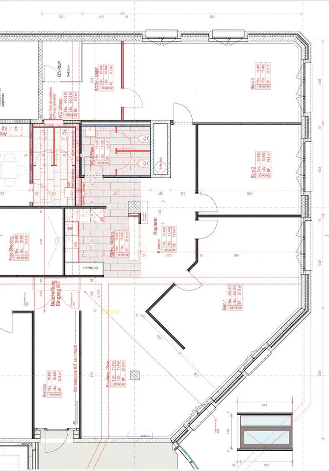 Hochwertig ausgebaute Bürofläche von 159 m² an zentraler Lage – foto 13 di 13
