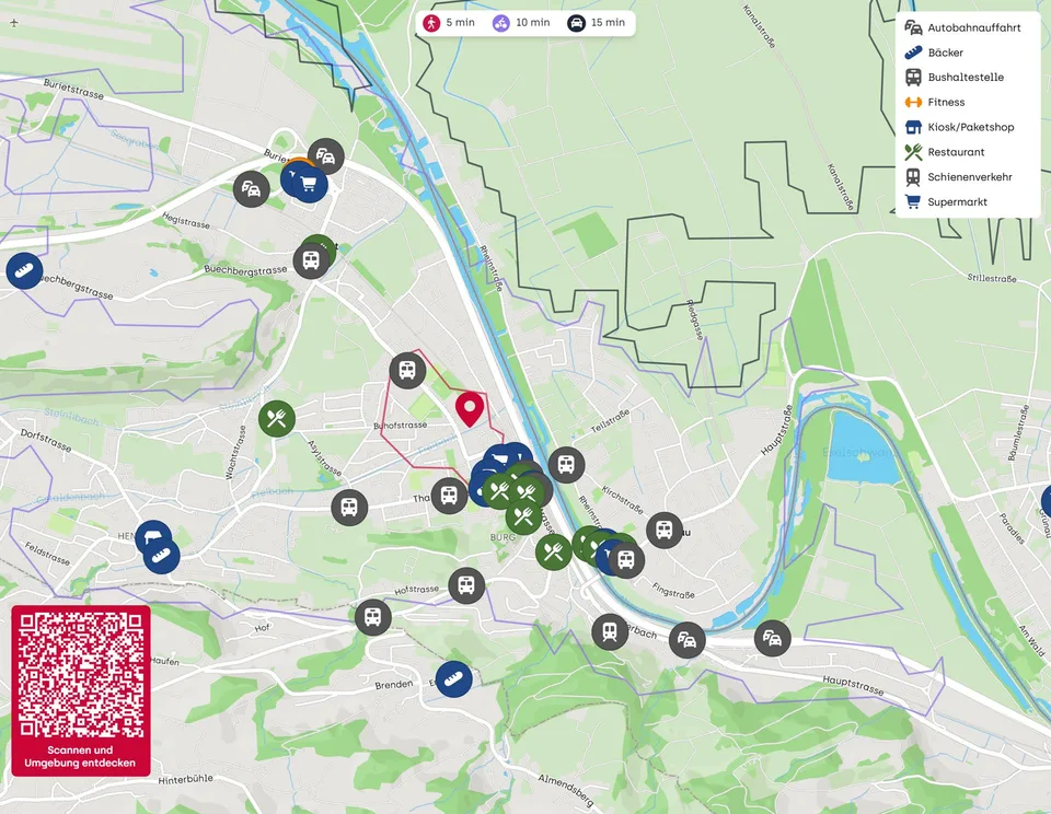Attraktive Büroräume in Rheineck zu vermieten