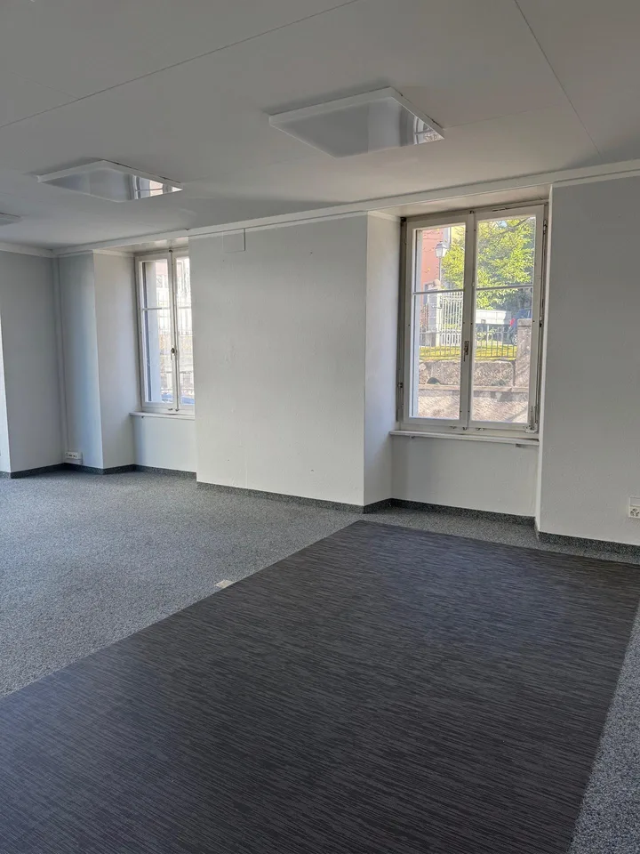 Arbeiten mitten in Uznach