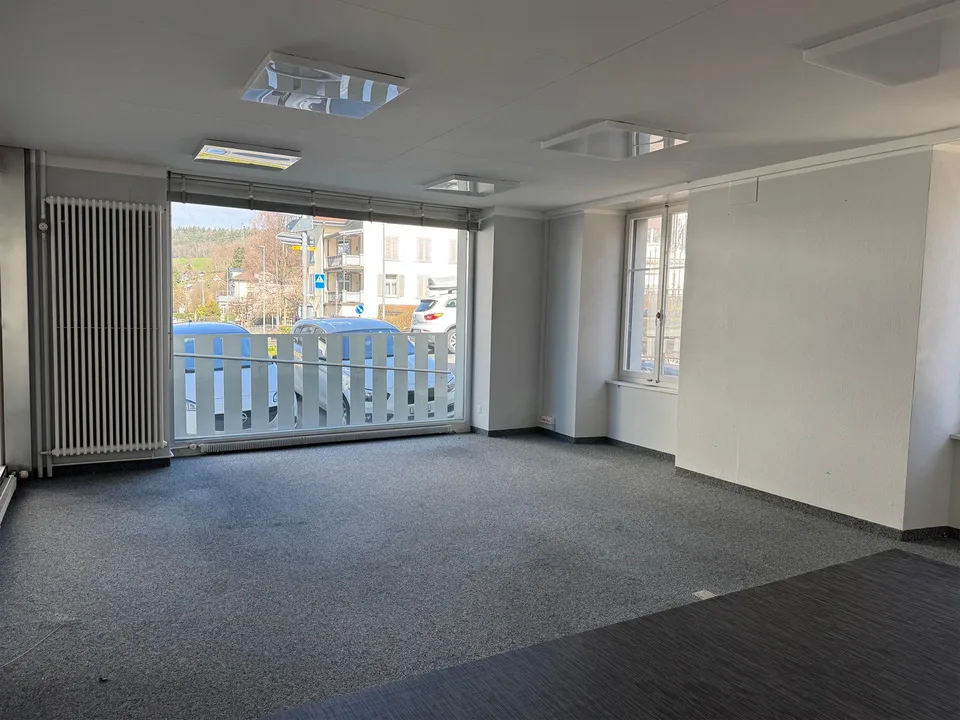 Arbeiten mitten in Uznach