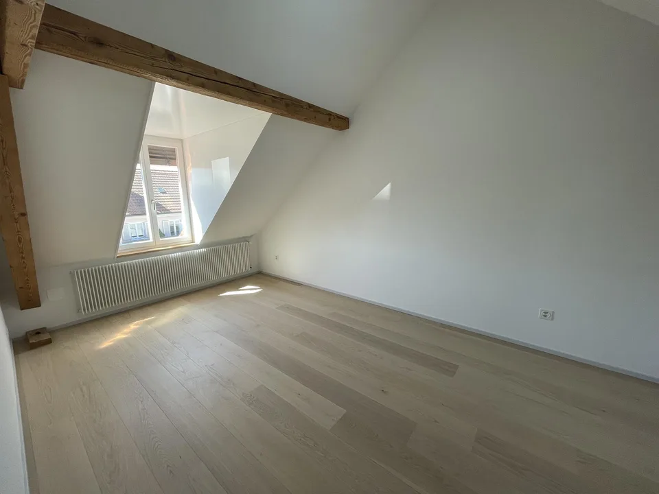 Neue 2.5-Zimmer-Dachwohnung mit freie Blick auf die Alpen