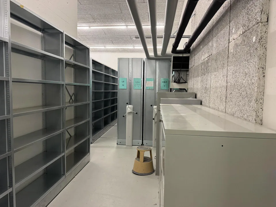 Archiv in St. Gallen inklusive Rollregale
