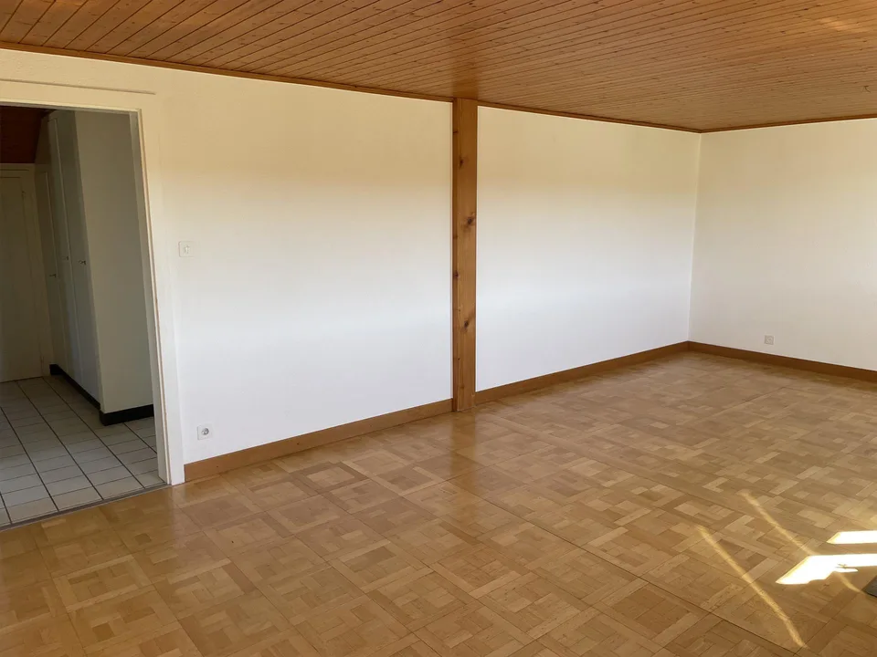 nid d'aigle: appartement au dernier étage dans un quartier calme