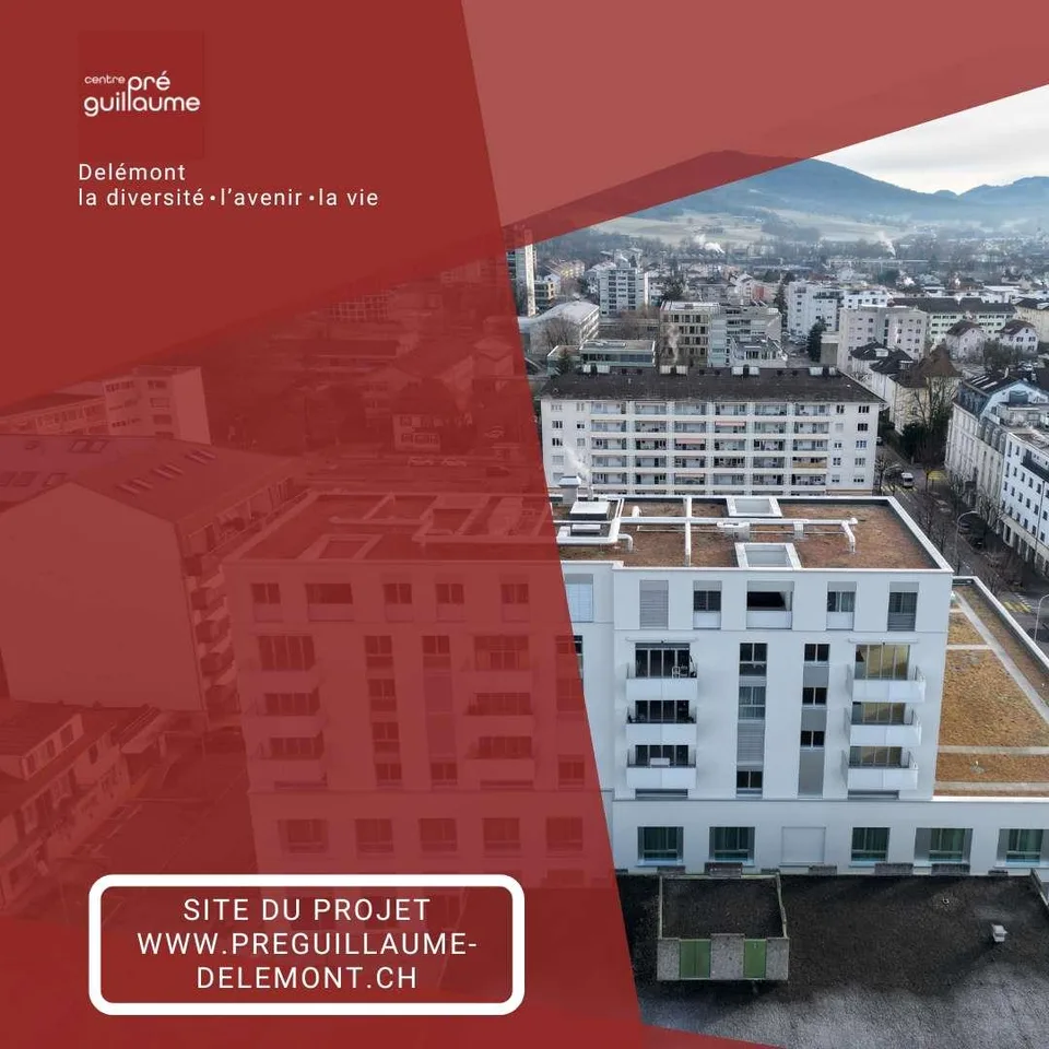 Bureaux modernes à louer au cœur de Delémont