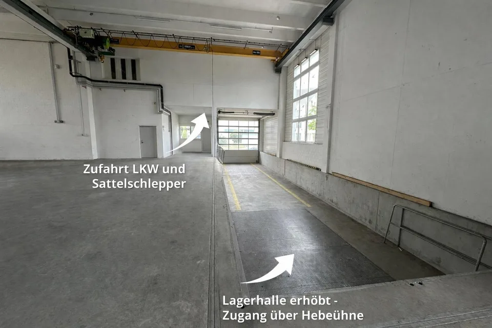 Attraktive und grosszügige 800 m2 Gewerbefläche in Gewerbegebiet
