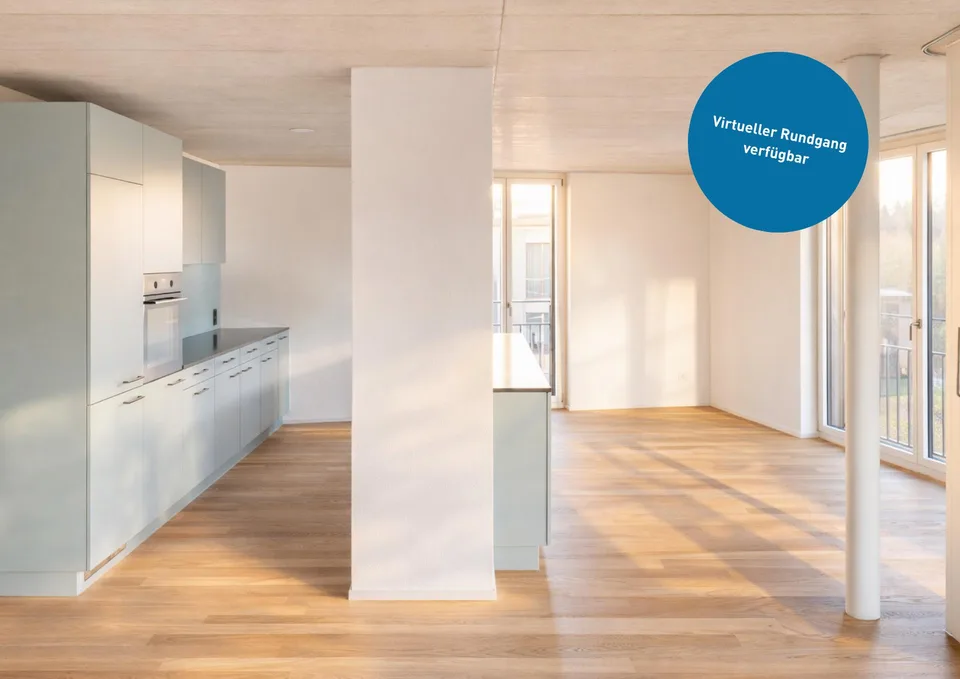 Moderne 3.5-Zimmer-Neubauwohnung in der Überbauung «7 Lerchen» in K...