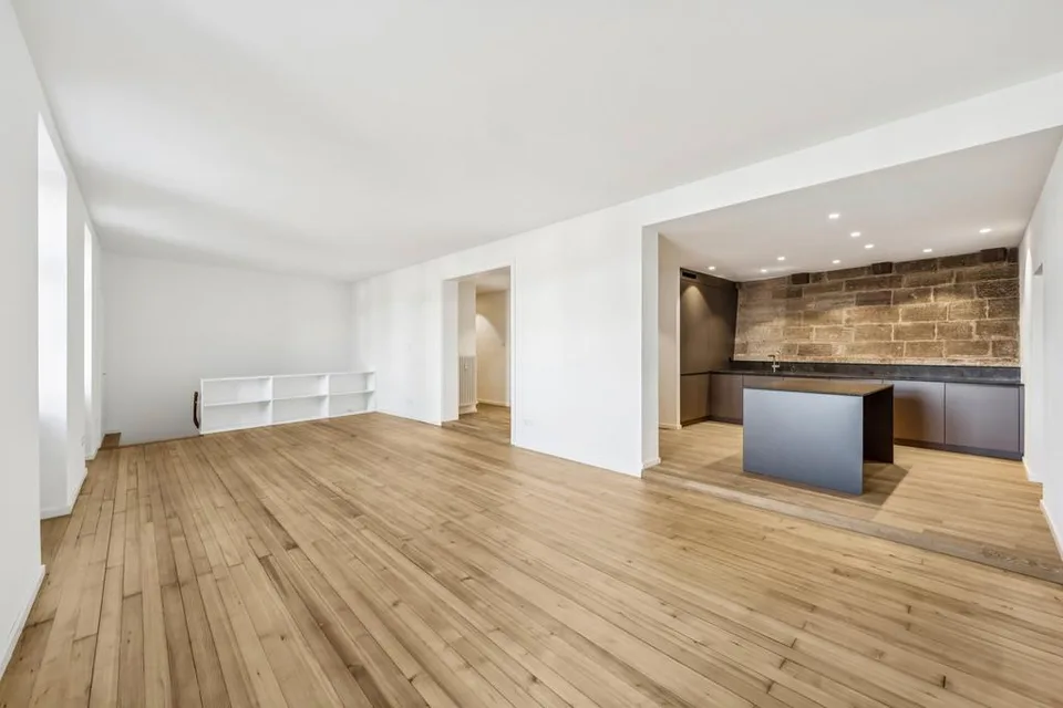 Wohnung im modernen Altbaustil mit Blick auf den Basler Rhein – Foto 6 von 12
