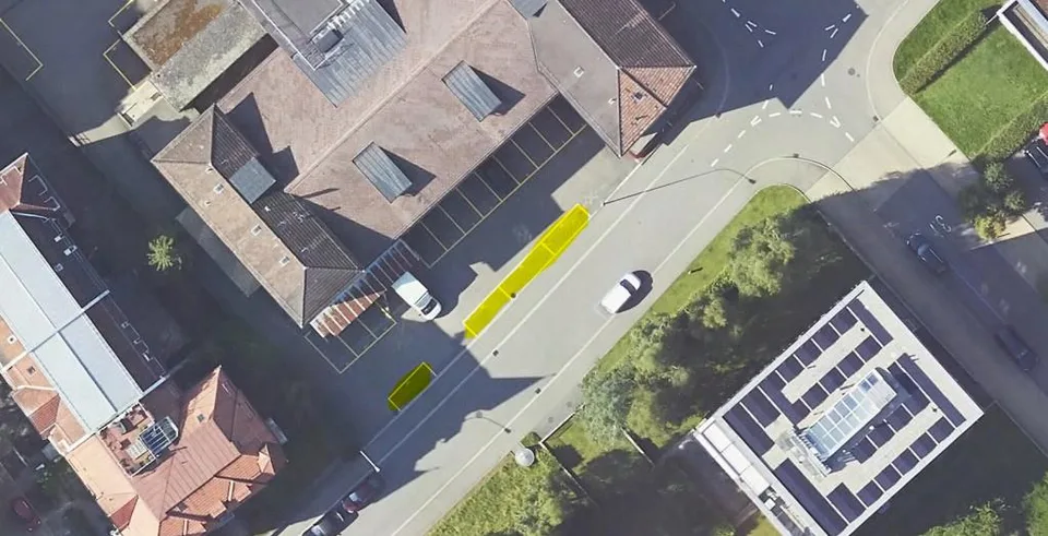 Parkplatz in Lachen