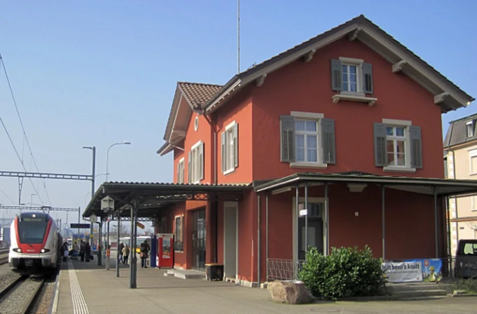 Aussenparkplatz am Bahnhof Laufenburg