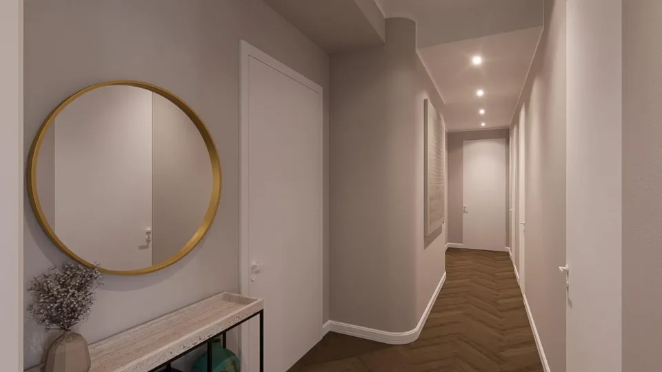 AFFITTASI ELEGANTE APPARTAMENTO CON AMPIO BALCONE IN CENTRO