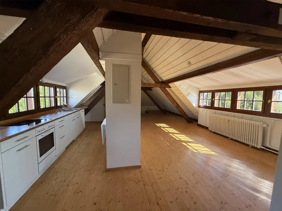 Charmante 1‑Zimmer‑Dachwohnung in Arlesheim